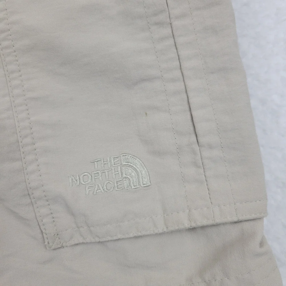 The North Face Paramount Cargo Shorts Mens Small S Light Khaki‎ Nylon Hiking